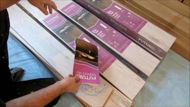 Стык ламината и плитки дешевым профилем . смотреть онлайн
