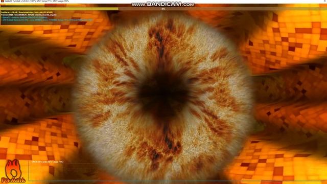 RX 470 4G POWERCOLOR red devil Furmark 2K 0X MSAA смотреть онлайн