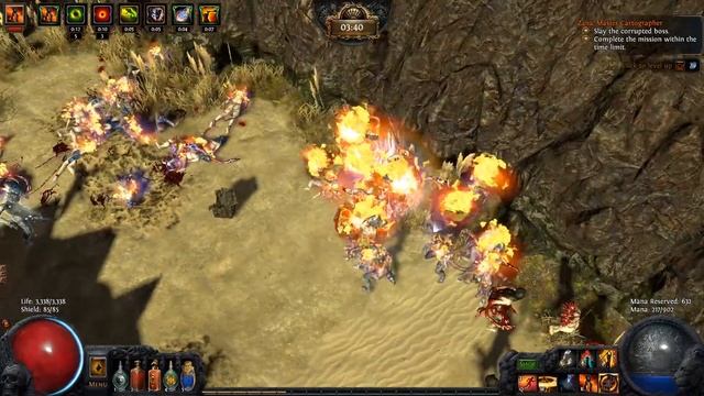 Path of Exile 2.2 Elementalist Oro's Sacrifice Flicker смотреть онлайн