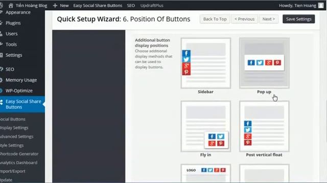 [Tienhoang Blog] Hướng dẫn cấu hình Easy Social Share Buttons cho WordPress смотреть онлайн