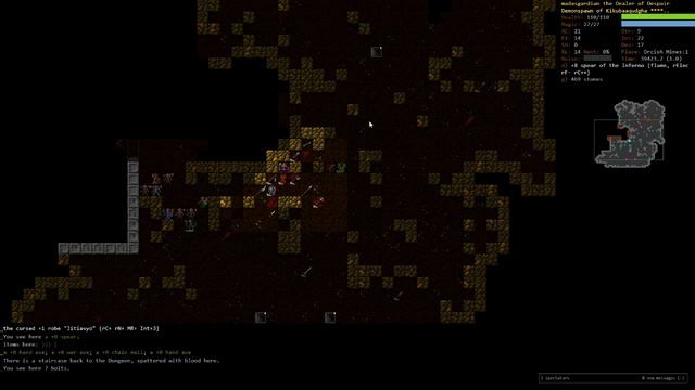 Dungeon Crawl Stone Soup: Demonspawn Necromancer Part 3 смотреть онлайн