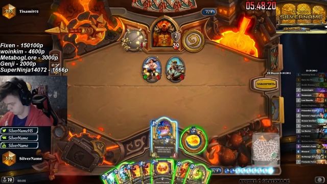 SilverName. Легендарная игра за топ 1. 12 - это судьба. Ну как вам контроль мета? смотреть онлайн