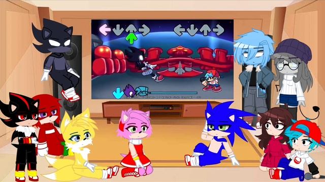 FNF And Sonic The Hedgehog React Dark Sonic || FULL WEEK || Sonic X Cartoon || •TheRanitor• смотреть онлайн