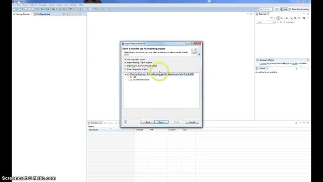 Eclipse - using eGit to work with a GitHub repository смотреть онлайн