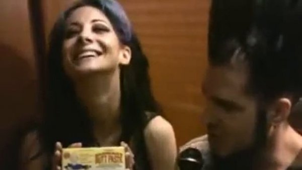 Wayne Static of Static-X & Tera Wray Static give Butt Paste a plug on Access Unlimited -TV