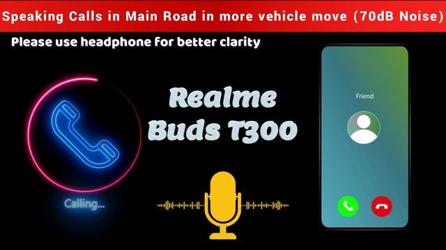 Realme Buds T300 Earbuds Calling Test - Realme T300 indoor & outdoor Call Quality Review смотреть онлайн