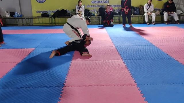 Hapkido's Teacher Teaching Basic And Technique Learning Hapkido Selfdefense