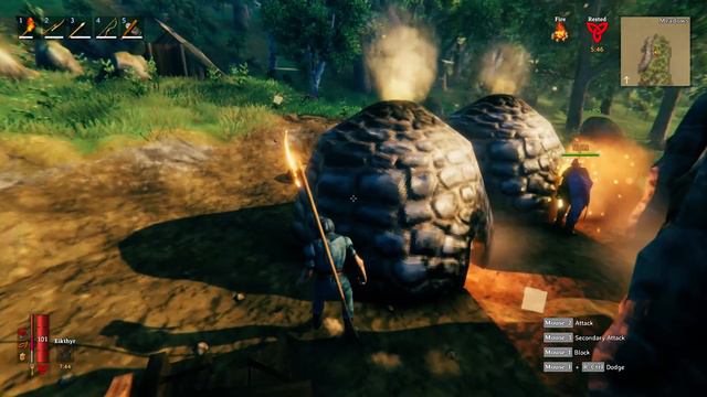 THE ELDER BOSS FIGHT! (Valheim gameplay, multiplayer ep 4 with friends, 2021 let's play/playthrough смотреть онлайн