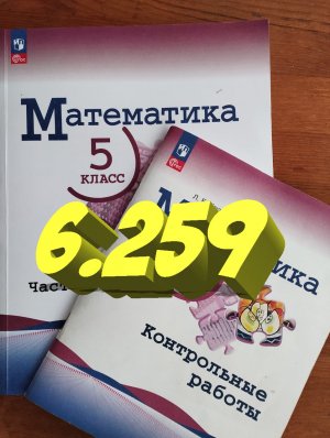 математика 5 класс номер 6.259