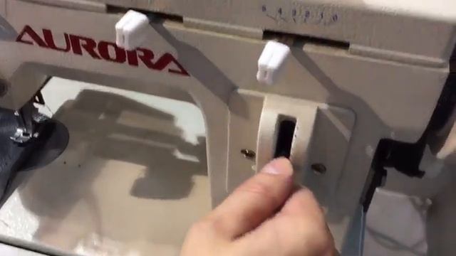 Настольный зиг-заг с шагающей лапкой Aurora A-2153-HM (ремесленная машина) смотреть онлайн