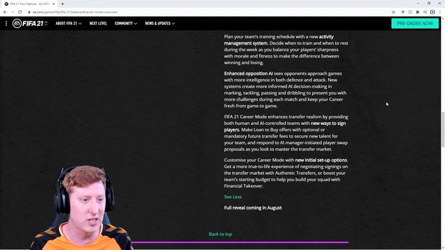 OFFICIAL FIFA 21 CAREER MODE NEW FEATURES!!
