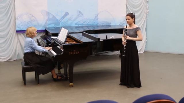 Anastasia Panfilova - B. Crussell "Clarinet Concert №2" I part, Arnold "Sonatina" III part смотреть онлайн