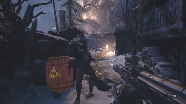 Resident Evil Village Chris Redfield vs The Village on Village of Shadows Difficulty смотреть онлайн