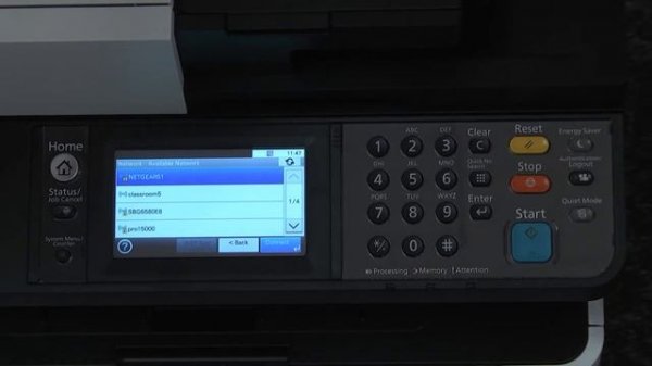 ECOSYS M5526cdw - Wireless Network Set-Up