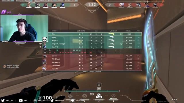 nAts plays Viper on Pearl | Valorant Pro Gameplay смотреть онлайн