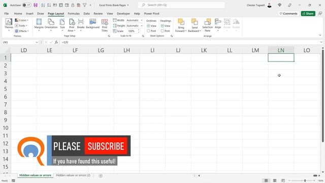 How to Stop Excel Printing Extra Blank Pages смотреть онлайн