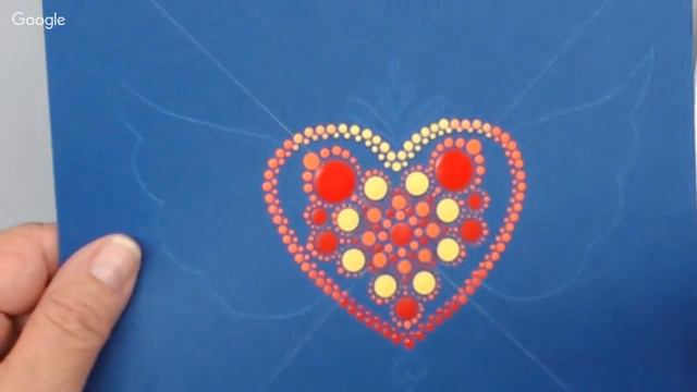 How to Paint Dot Mandala #043 - Live Dot Along - Winged Heart 1 смотреть онлайн