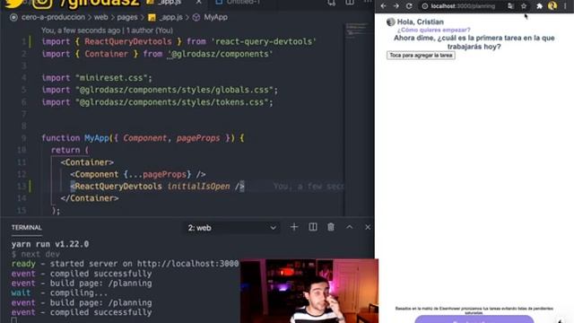 Parte 22 — Instalación de json-server y react-query смотреть онлайн