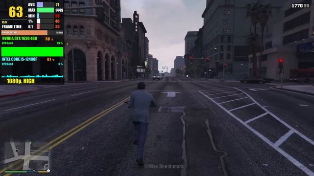 NVIDIA GTX 1630 4GB + INTEL i5-12400F | GTA 5 | 1080p смотреть онлайн