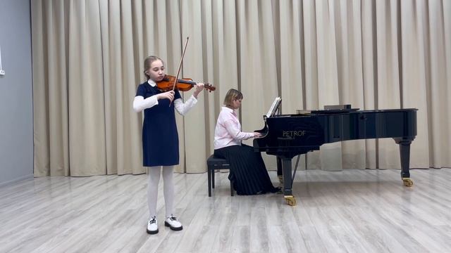 Мишукова Алиса Амировна, скрипка, А. Комаровский "Концерт № 2" ля мажор, ДМШ им.Пастернака смотреть онлайн