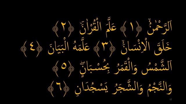 Выучите Коран наизусть | Каждый аят по 10 раз ?| Сура 55 