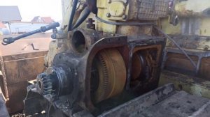 БУЛЬДОЗЕР  ЧТЗ Т130 -КАК СНЯТЬ ПУСКАЧЬ