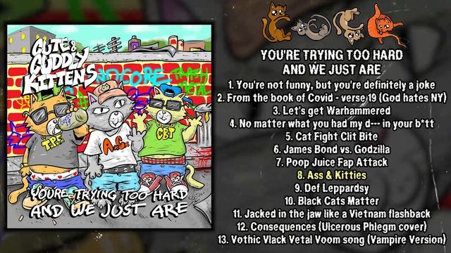 Cute & Cuddly Kittens - You’re Trying Too Hard And We Just Are FULL ALBUM (2021 - Groovy Goregrind) смотреть онлайн