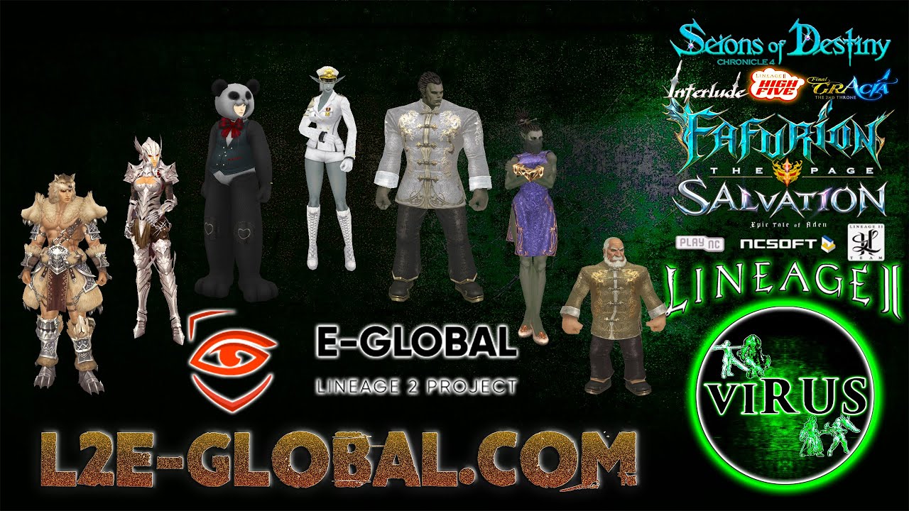 Set Of Costumes 01 For Www.L2E-Global.Com Server. LINEAGE II - Masterwork ◄√i®uS►