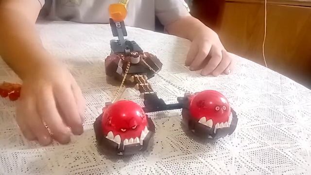 ОБЗОР на аналог LEGO Nexo Knights Безумная колесница Укротителя от фирмы LELE: Золото цепей смотреть онлайн