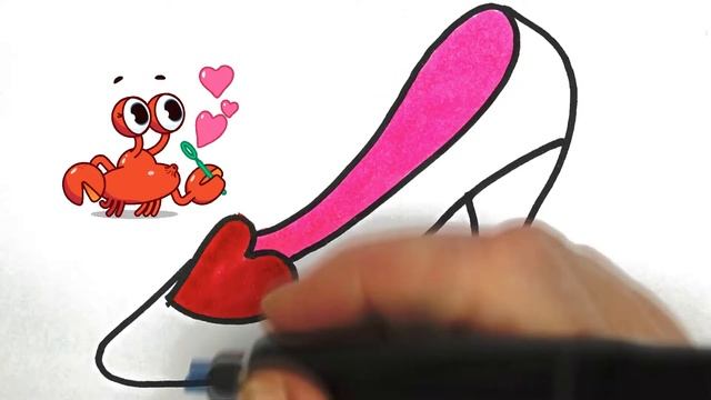 Bolalar uchun poyabzal chizish |Drawing shoes for children|Рисование обувь для детей смотреть онлайн