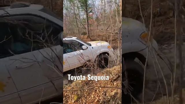 Тойота Секвоя на бездорожье. Toyota Sequoia outdoor. смотреть онлайн