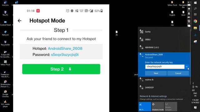 How to Transfer Files from Mobile To Laptop Without Internet And USB! Codesh Shubh смотреть онлайн