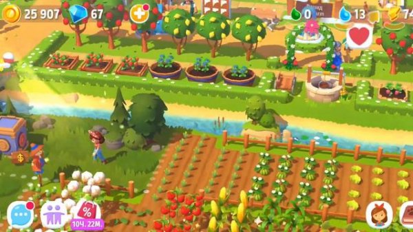 Farmville 3 | Level up 50 | Gameplay | На русском языке со старом интерфейсе | MobileGame