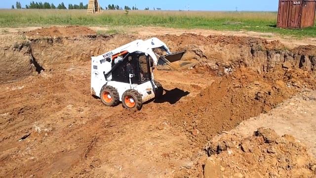Минипогрузчик Forway WS50 очистка котлована смотреть онлайн