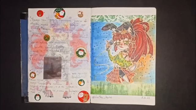 ПОЛНЫЙ ОБЗОР НА СКЕТЧБУК ВАН ГОГ #9 смотреть онлайн