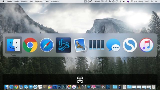 Хитрости сочетания клавиш Cmd+Tab в OS X смотреть онлайн