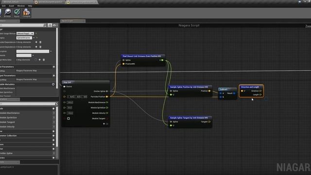 Unreal Engine 4 Niagara Tutorial 7 Spline Velocity Attractor смотреть онлайн