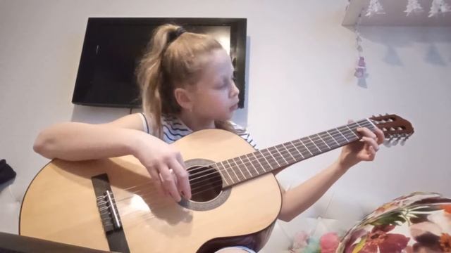 Играю на гитаре песня Как под горкой смотреть онлайн