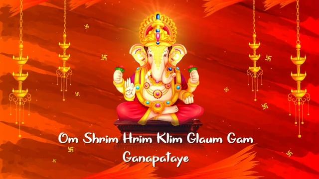 Ganesh Mantra - Om Shrim Hrim Klim Glaum Gam Ganapataye #ganeshmantra Powerful Ganesh Mantra Succes смотреть онлайн