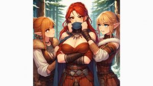 ASMR Story - Barbarian Woman is kidnapped by Elves [chloroform] [tied up] [gagged]