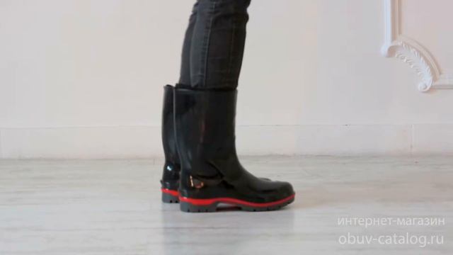 Сапоги детские с утеплителем Nordman DROP ПВХ, черный смотреть онлайн