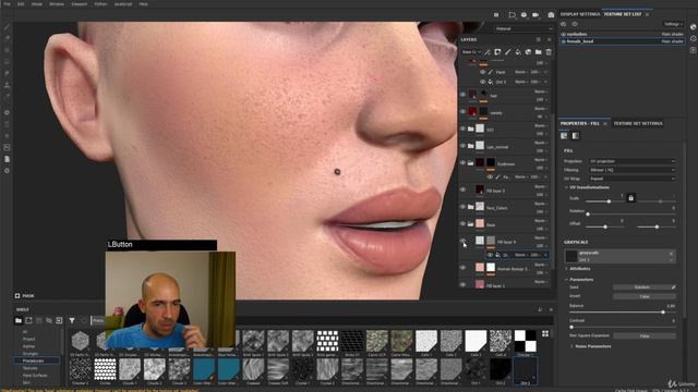 16. Adjusting The Head In Marmoset. Материалы