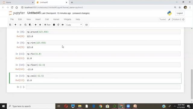 Numpy Array- Inbuilt Functions Part 2 смотреть онлайн
