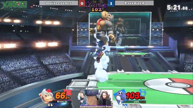 The Grind 102 moist corner (Pac-Man, Donkey Kong) vs Password (Yoshi) Redemption Winners Semis смотреть онлайн