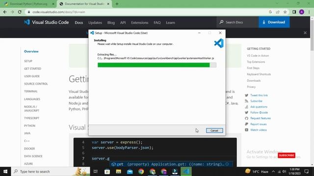How to install Python 3.10.0 in VS Code | SetUp Python on VS Code | Python on Windows 10 | 3 Minute смотреть онлайн