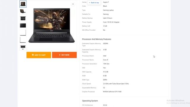 Under 50000 best laptop 2021 | Acer aspire 7 i5 10th gen gtx 1650 | big billion day flipkart 2021 смотреть онлайн