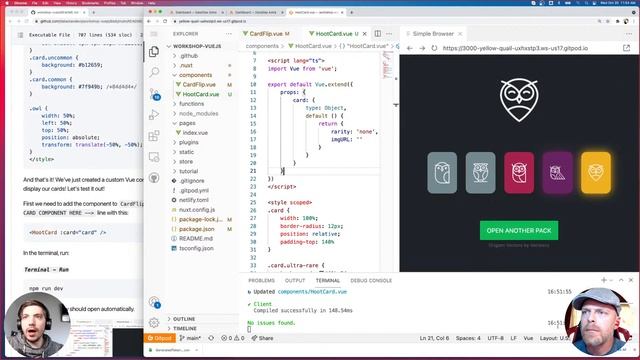 Build an app with VueJS and TypeScript! смотреть онлайн