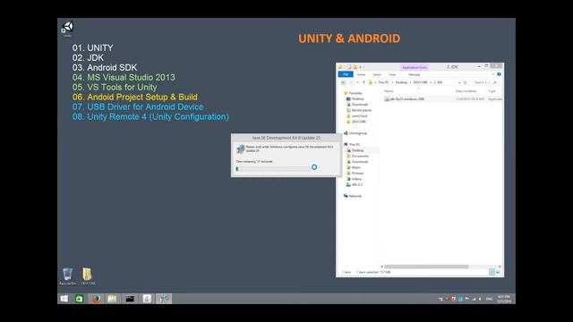 Unity and Android Setup 1st part - Установка Unity & Android SDK смотреть онлайн