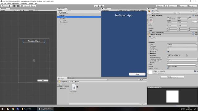 NOTEPAD | HOW TO MAKE AN APP IN UNITY TUTORIAL #2 - UI | BUTTONS | FONTS смотреть онлайн