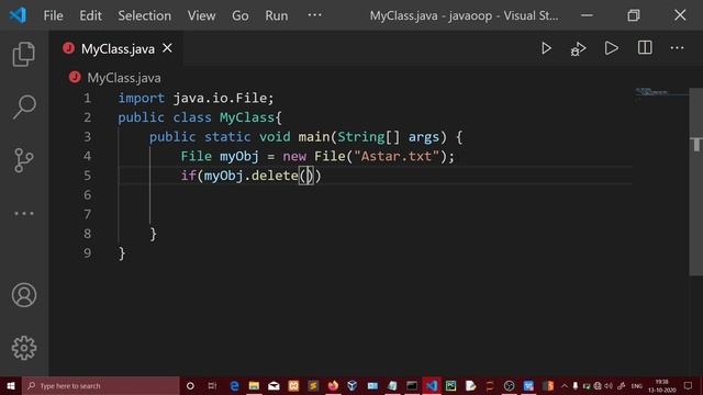 How to delete an file useing java in tamil | Quick Through смотреть онлайн